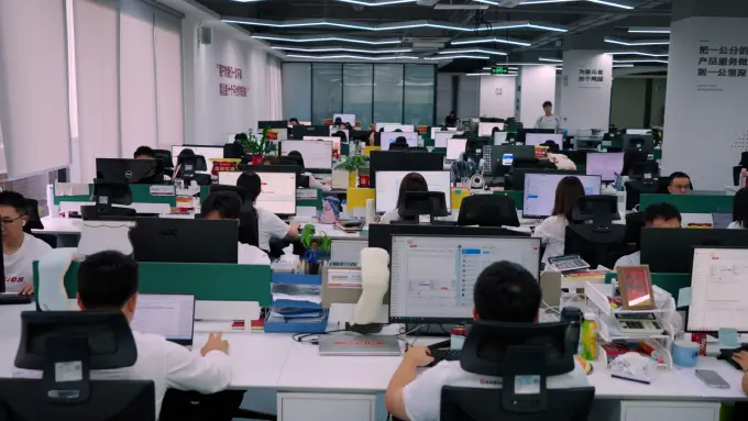 Illustrative procurement-team collaboration scene